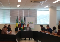 Encontro na Acic com a presen�a do presidente da Acate debate tecnologia