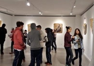 Estudantes de Morro Grande visitam galeria de arte da Acic
