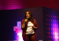 Executiva Carmela Borst e o cofundador e col�der do Cidades+B, Tom�s de Lara fecham a Expomais