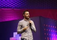 Executiva Carmela Borst e o cofundador e col�der do Cidades+B, Tom�s de Lara fecham a Expomais