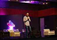 Executiva Carmela Borst e o cofundador e col�der do Cidades+B, Tom�s de Lara fecham a Expomais