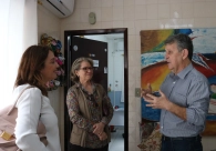 Executiva Carmela Borst faz visita � Casa Guido