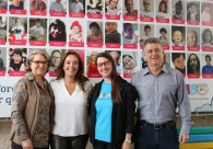 Executiva Carmela Borst faz visita � Casa Guido
