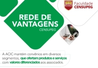 Faculdade Cesupeg integra a Rede de Vantagens da Acic