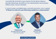 Governador de Goi�s, Ronaldo Caiado, participa de painel na Acic