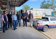 Mais de 5 mil litros de �lcool s�o doados pela Farben