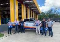 Mais de 5 mil litros de �lcool s�o doados pela Farben