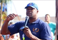 Medalhista ol�mpico Edson Luciano palestra no Escolas na Acic