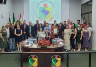Medalhistas do Pr�mio Acic de Matem�tica recebem homenagem da C�mara Municipal de Forquilhinha