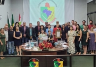 Medalhistas do Pr�mio Acic de Matem�tica recebem homenagem da C�mara Municipal de Forquilhinha