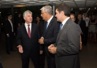 Ministro Henrique Meirelles apresenta panorama  econ�mico do pa�s durante posse da ACIC