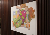 Mostra Minha Inf&acirc;ncia & Happy Humans est&aacute; aberta ao p&uacute;blico na galeria de arte da Acic