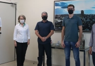 Nova coordenadoria do N�cleo de Base Tecnol�gica visita presidente da Acic