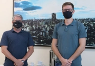 Nova coordenadoria do N�cleo de Base Tecnol�gica visita presidente da Acic