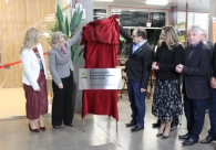 Nova Sala dos Munic&iacute;pios da Unesc recebe o nome da diretora executiva da Acic