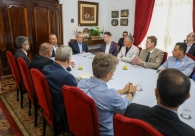 Presidente da Acic participa de reuni�o com o governador Jorginho Mello