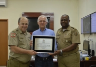 Presidente da Acic presta homenagem &agrave; Pol&iacute;cia Militar 