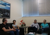 Presidente da Acic recebe membros do Conselho do CriciumaPrev
