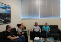 Presidente da Acic recebe membros do Conselho do CriciumaPrev