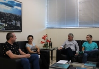 Presidente da Acic recebe membros do Conselho do CriciumaPrev