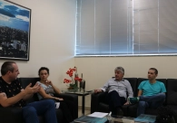 Presidente da Acic recebe membros do Conselho do CriciumaPrev