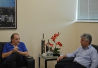 Presidente da Acic recebe visita de J�lio Colombo
