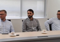 Presidente Franke  Hobold participa de reunião sobre o Aeroporto de Jaguaruna