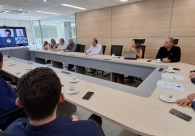 Presidente Franke  Hobold participa de reunião sobre o Aeroporto de Jaguaruna