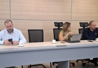 Presidente Franke  Hobold participa de reunião sobre o Aeroporto de Jaguaruna