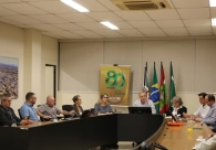 Presidente Franke Hobold recebe coordenadores de n�cleos da Acic