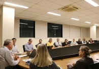 Presidente Franke Hobold recebe coordenadores de n�cleos da Acic