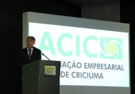Presidente Valcir Jos� Zanette fala sobre a miss�o da Acic de fomentar e avan�ar o desenvolvimento socioecon�mico