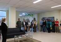 Professores e diretores do Projeto Clube do Jovem Empreendedor visitam a Acic