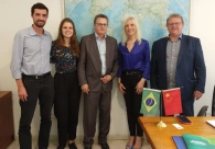 Representantes da regi�o Carbon�fera visitam a C�mara de Com�rcio e Ind�stria Brasil China