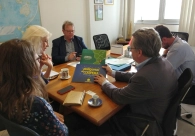 Representantes da regi�o Carbon�fera visitam a C�mara de Com�rcio e Ind�stria Brasil China