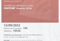 Tend�ncias de cores para o inverno 2023/2024 pautam evento do N�cleo da Moda