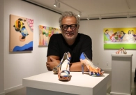 Tra&ccedil;os do artista Dudu Rodrigues encantam o p&uacute;blico no Cultura Acic