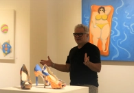 Tra&ccedil;os do artista Dudu Rodrigues encantam o p&uacute;blico no Cultura Acic