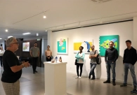 Tra&ccedil;os do artista Dudu Rodrigues encantam o p&uacute;blico no Cultura Acic