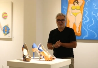 Tra&ccedil;os do artista Dudu Rodrigues encantam o p&uacute;blico no Cultura Acic