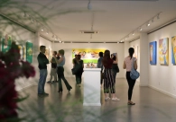 Tra&ccedil;os do artista Dudu Rodrigues encantam o p&uacute;blico no Cultura Acic