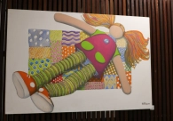 Tra&ccedil;os do artista Dudu Rodrigues encantam o p&uacute;blico no Cultura Acic