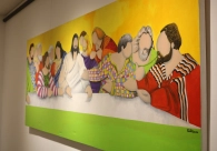 Tra&ccedil;os do artista Dudu Rodrigues encantam o p&uacute;blico no Cultura Acic