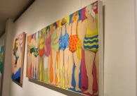 Tra&ccedil;os do artista Dudu Rodrigues encantam o p&uacute;blico no Cultura Acic