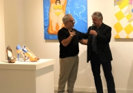 Tra&ccedil;os do artista Dudu Rodrigues encantam o p&uacute;blico no Cultura Acic