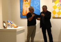 Tra&ccedil;os do artista Dudu Rodrigues encantam o p&uacute;blico no Cultura Acic