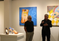 Tra&ccedil;os do artista Dudu Rodrigues encantam o p&uacute;blico no Cultura Acic