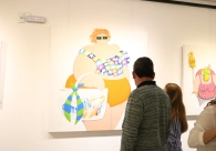 Tra&ccedil;os do artista Dudu Rodrigues encantam o p&uacute;blico no Cultura Acic