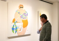 Tra&ccedil;os do artista Dudu Rodrigues encantam o p&uacute;blico no Cultura Acic