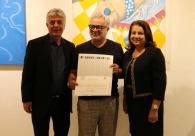 Tra&ccedil;os do artista Dudu Rodrigues encantam o p&uacute;blico no Cultura Acic